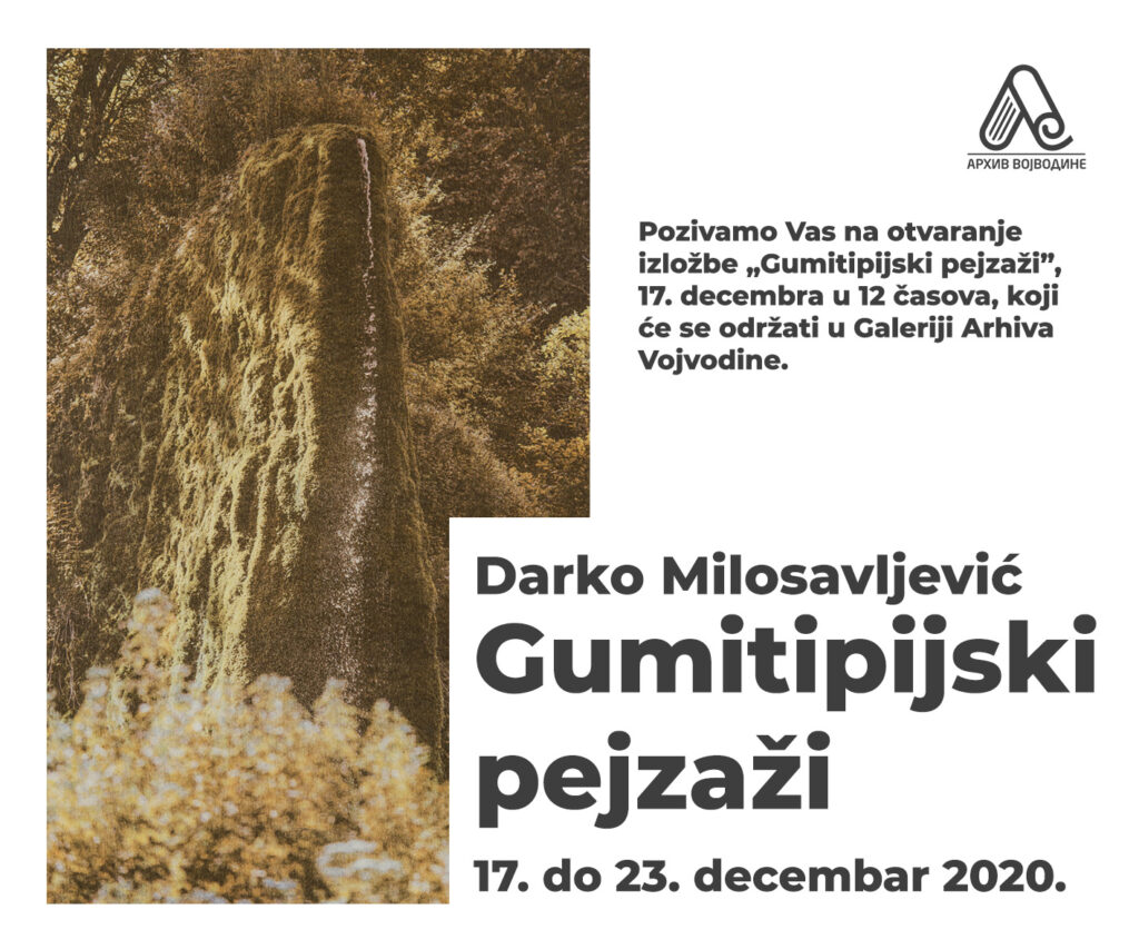 Изложба „Гумитипијски пејзажи” Дарка Милосављевића